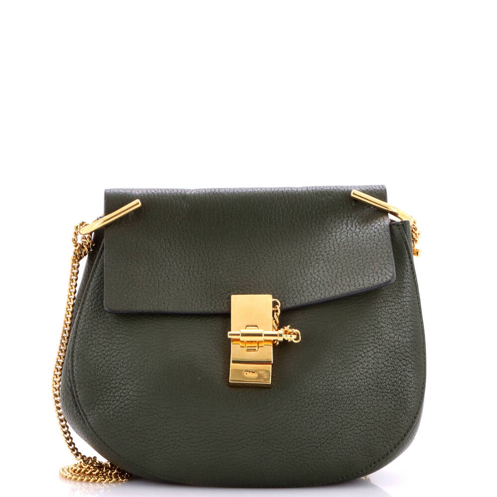 Chloe Small Drew Crossbody Bag Leather